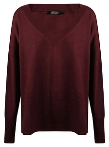 Aragona Oversized V-Neck Sweater