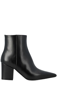 Anna F. Pointed Toe Zip-Up Boots