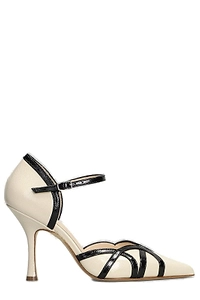 Anna F. Pointed Toe Heeled Pumps