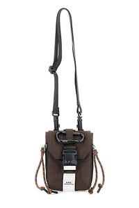 A.P.C. Buckled Foldover Top Messenger Bag