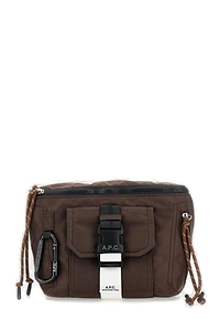 A.P.C. Buckled Zip-Up Messenger Bag