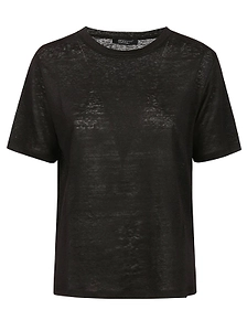 Aragona Sheer Short Sleeve Top