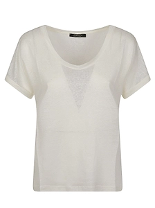 Aragona Sheer U-Neck T-Shirt