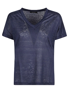 Aragona V-Neck Linen Top