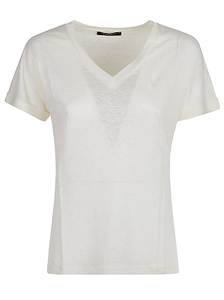 Aragona V-Neck Linen Top