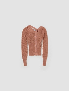 Anne Isabella Asymmetric Glitter Knitwear