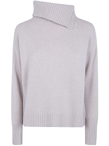 Anneclaire Asymmetric Turtleneck Sweater