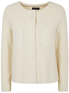 Anneclaire Cropped Textured Jacket