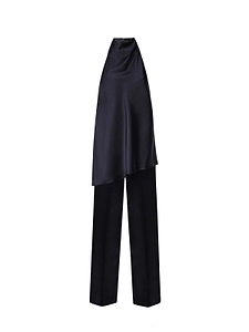 Archivio Mia Draped Halterneck Jumpsuit