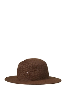 Flapper Anouk Wide Brim Logo Plaque Hat