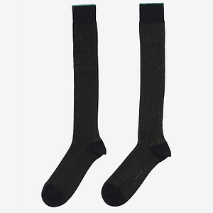 Ant45 Delaw Ribbed Knee-High Socks
