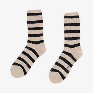 Ant45 Dublino Striped Ribbed Socks