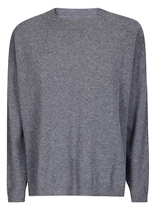 Archiviob Cashmere Crew-Neck Knitted Sweater
