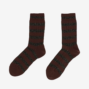 Ant45 Dublino Striped Ribbed Socks