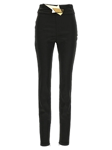 Area High Waist Star Stud Stretched Lycra Leggings