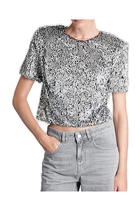 Area Sequinned Crewneck T-Shirt