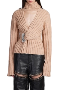 Area Turtleneck Cut-Out Jumper