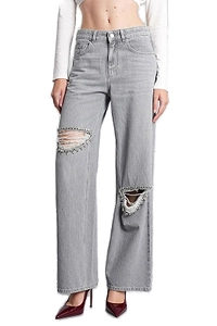 Area Distressed Denim Jeans