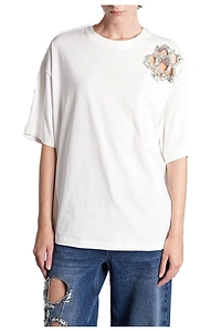 Area Embellished Crewneck T-Shirt