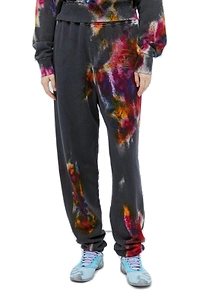 Aries Logo Embellished Spray-Painted Track Pants