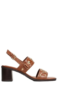 Arezzo Studded Buckled Sandals