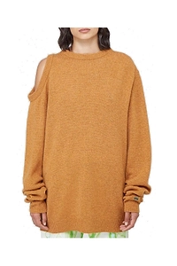 Aries Cut Out Crewneck Jumper