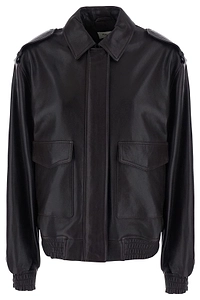 Astra Zip-Up Leather Jacket