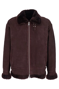 Arma Belted Shearling Jacket