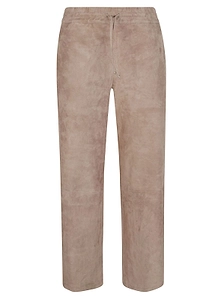 Arma Blair Leather Straight-Leg Pants