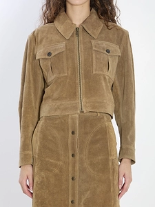 Arma Cropped Suede Jacket