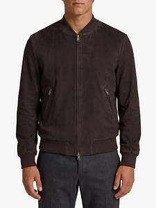 Arma Didier Suede Bomber Jacket