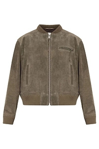 Elysia Zip-Up Bomber Jacket