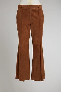 Arma Flared Suede Pants