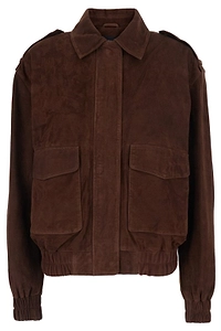Halti Suede Bomber Jacket