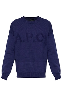 A.P.C. Logo Crewneck Knitted Sweater