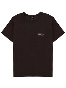 A.P.C. Logo Detailed Crewneck T-Shirt