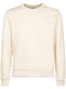 A.P.C. Logo Embroidered Crewneck Sweatshirt