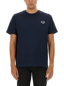 A.P.C. Logo Embroidered Crewneck T-Shirt