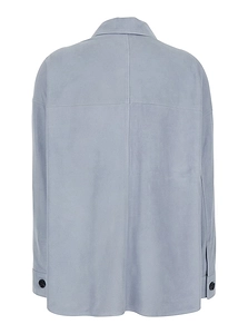 Arma Kaylee Button-Down Suede Coat