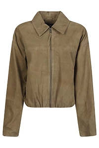 Arma Loua Zip-Up Leather Jacket