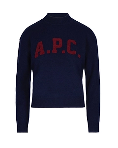 A.P.C. Logo Flocked Jumper