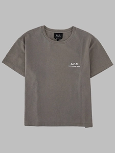 A.P.C. Logo Organic Cotton T-Shirt