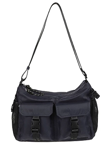A.P.C. Logo Patch Zip-Up Crossbody Bag