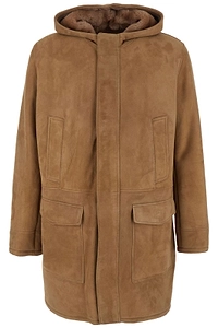 Arma Mias Shearling Hooded Jacket