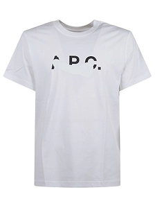 A.P.C. Logo-Print Crewneck T-Shirt