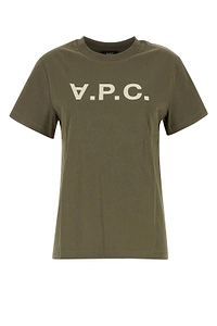 A.P.C. Logo Printed Crewneck T-Shirt