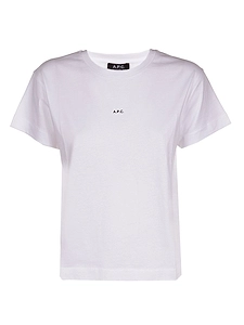 A.P.C. Logo Printed Crewneck T-Shirt
