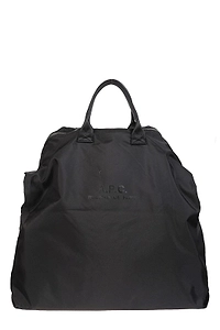 A.P.C. Logo Printed Zip-Up Messenger Bag