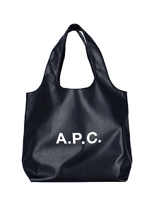 A.P.C. Logo Shopper Tote Bag