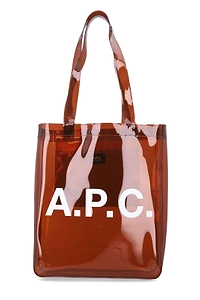 A.P.C. Lou Logo Printed Tote Bag